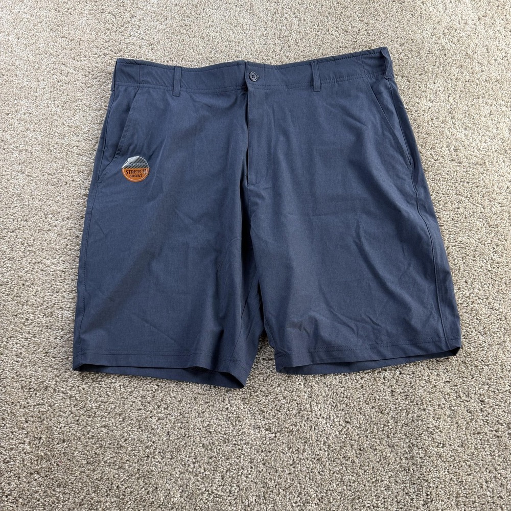 Architect Chino Shorts Mens 40 Blue ActiveFlex Stretch 9 Inseam Casual Summer